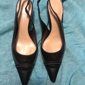 Nine West sling back heel.